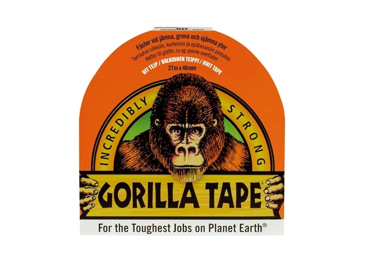 Gorilla tape<br />Hvit