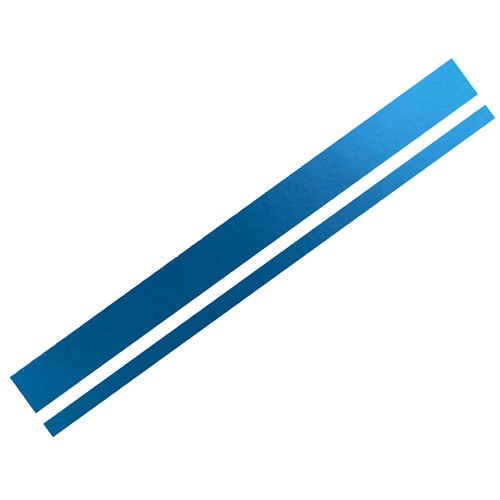 Foliatec Car design sticker lines - Blue chrome matt