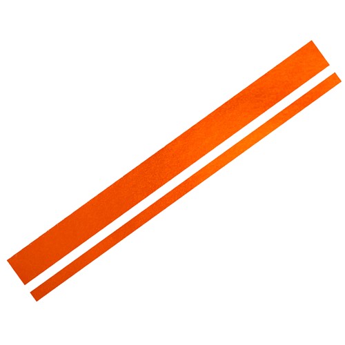 Foliatec Car design sticker lines - Orange chrome matt