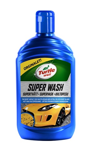 Bilshampo med voks<br>Super Vask