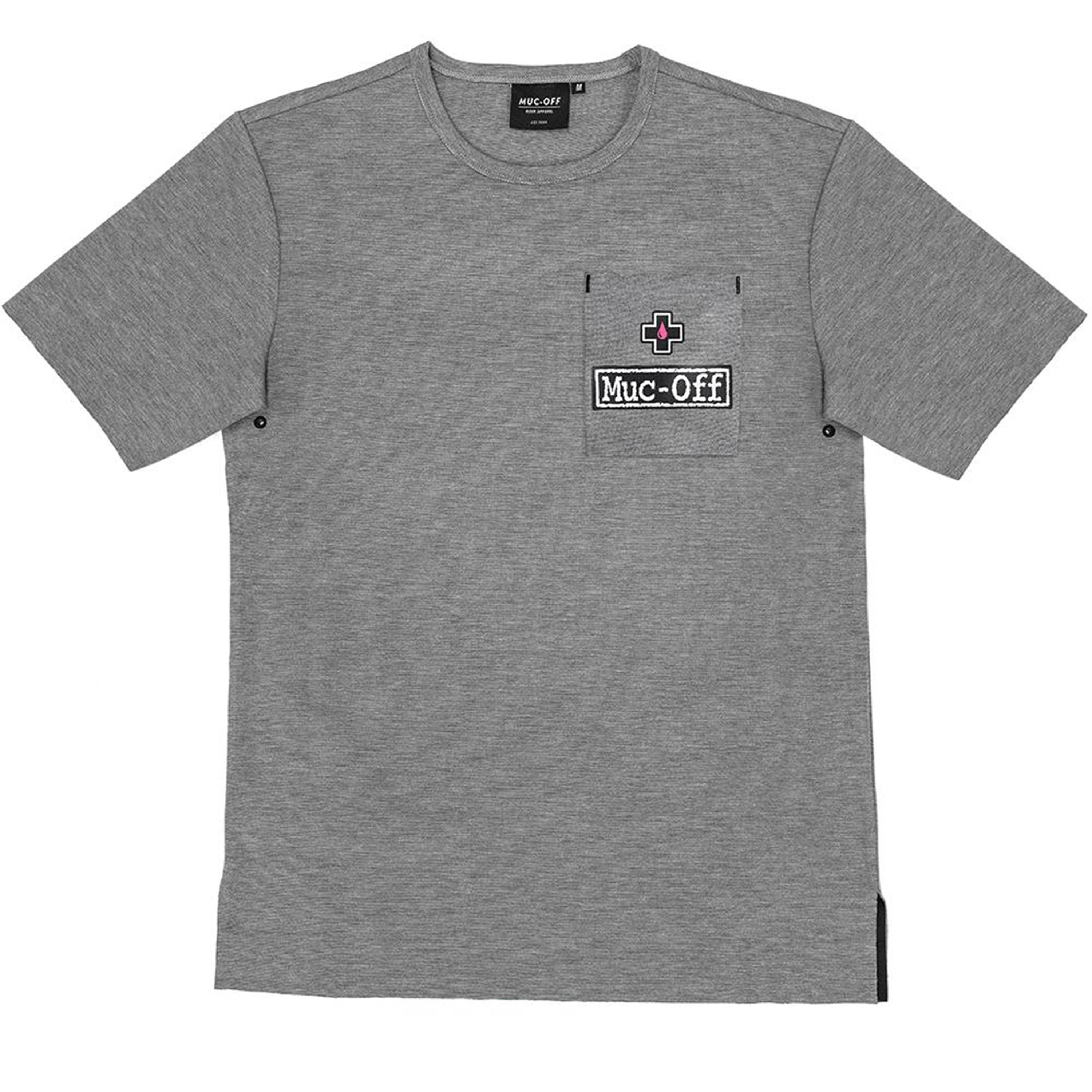 Muc-Off Grey Tech Pocket T-Shirt