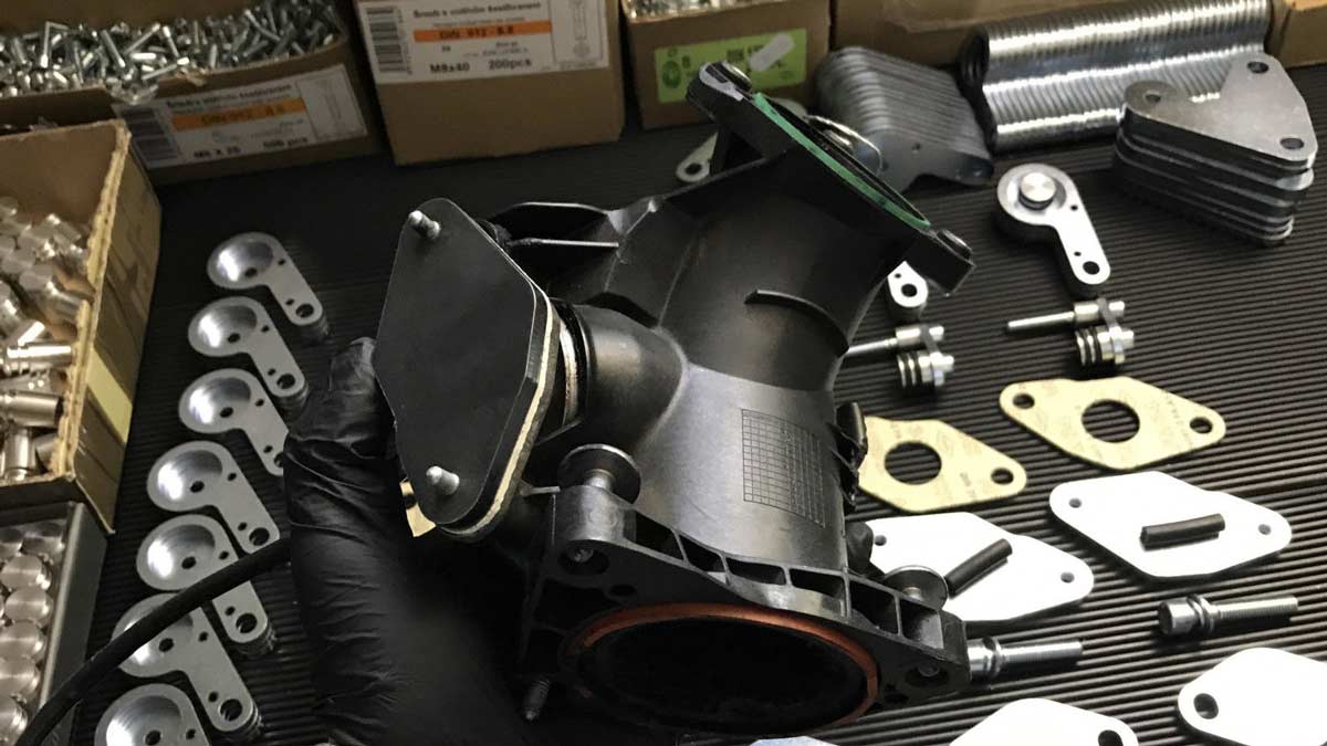 Alternativ vare N47N + N57N + N57Z EGR delete kit EGR Tilbehør