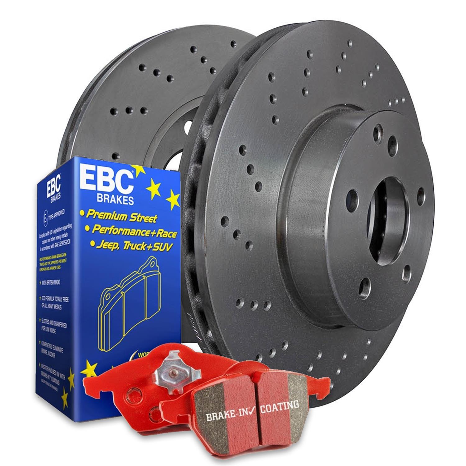 EBC S2KR2516 Bremsensatz – Hochwertige Bremsbeläge, Hergestellt In Großbritannien/USA