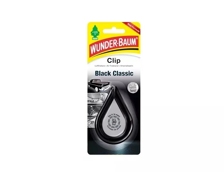 Wunder-Baum Clip <br />Black Classic