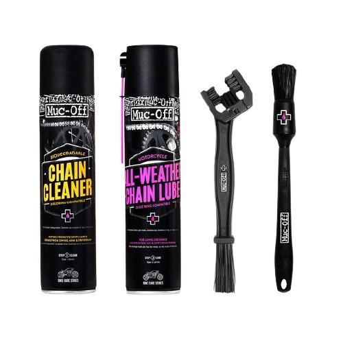 Muc-Off Motorcycle Chain Cleaning & Lube Kit