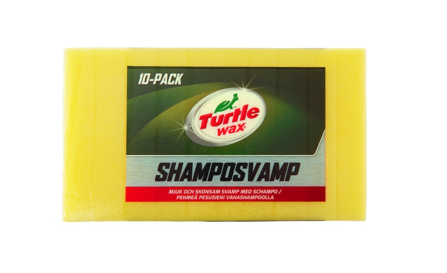 Vaskesvamp med shampo<br />10 stk