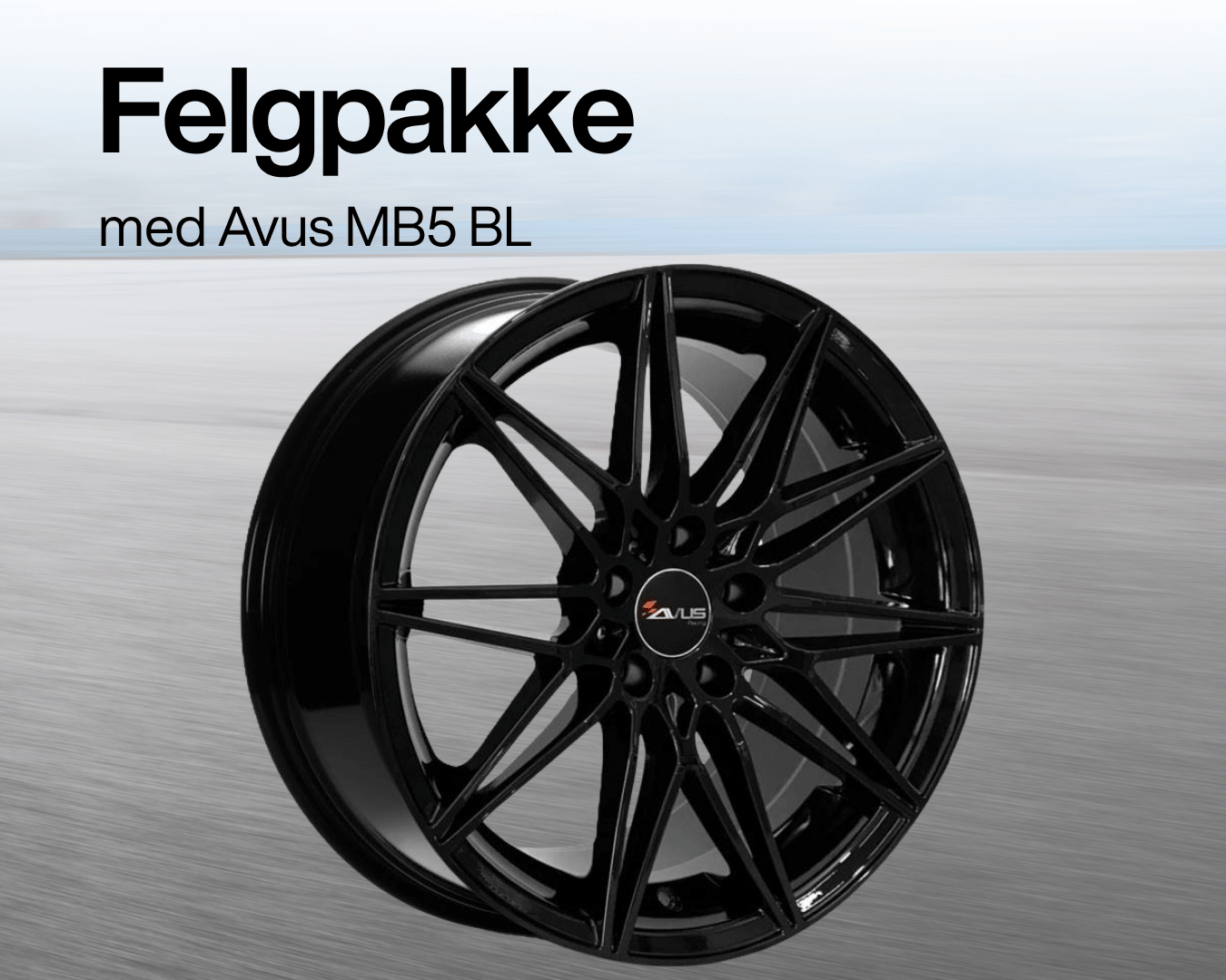 Felgpakke BMW iX3 - Avus MB5 BL