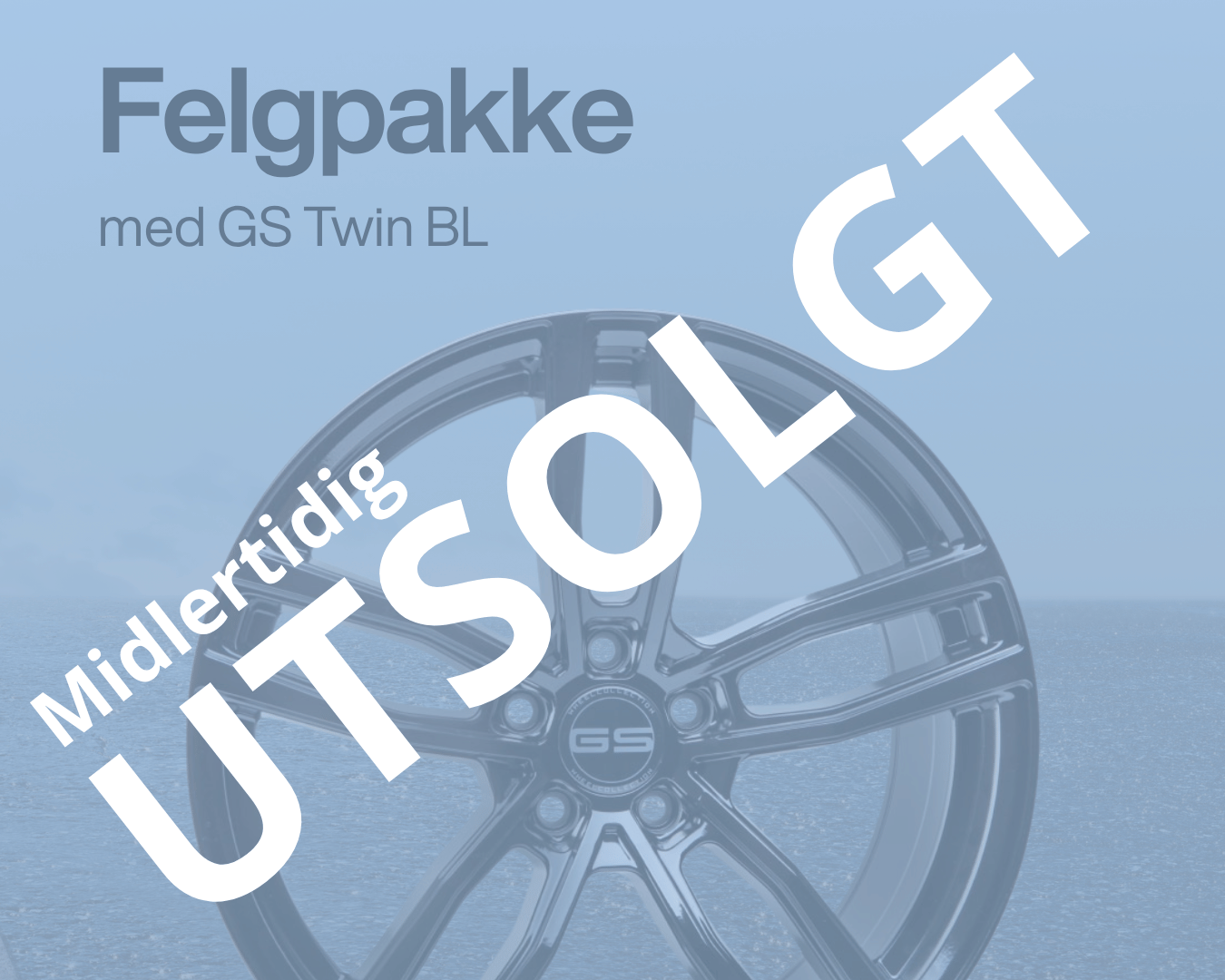 Felgpakke BMW iX3 - GS Twin BL