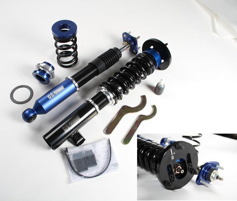 GS-performance Coiloversett E-30 M3 med hardhets justering